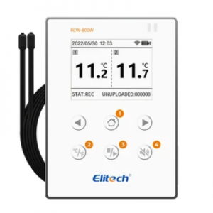Monitor de temperatura en línea Elitech RCW-800W V2 TDE